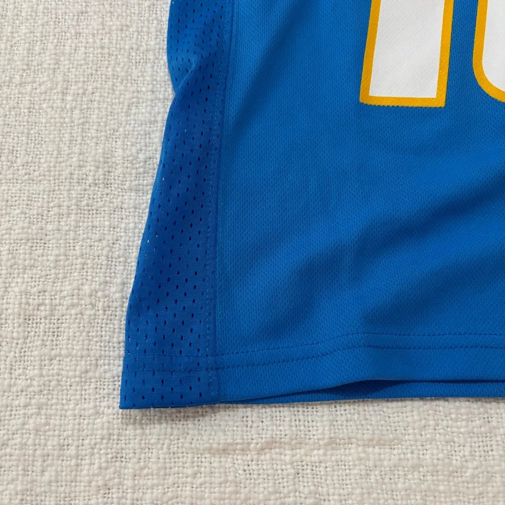 NFL Team Apparel Los Angeles Chargers Justin Herbert 10 Jersey Kids Large 7 Blue